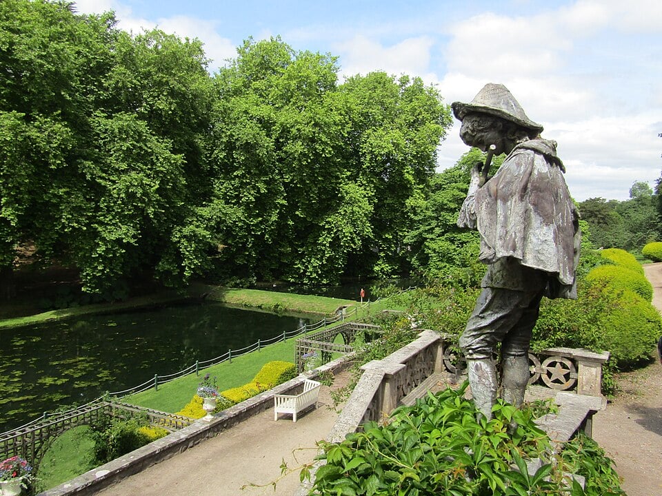 Museum gardens at St Fagans National Museum of History